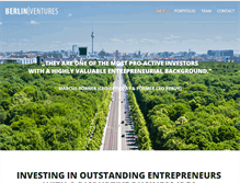 Tablet Screenshot of berlinventures.com